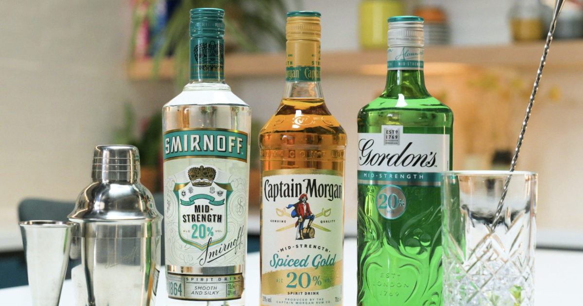 Diageo Leverages Core Brands Into Low-Alc